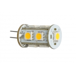 Żarówka LED G4    5050 x9   12V 1.8W 110lm Biała Zimna - słupek