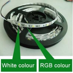 Ledy kolorowe na pilota - RGBW - biały ciepły - IP63