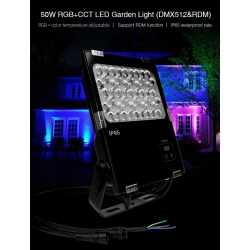 DMX 512 D5-G50 RGB+CCT LED Garden Light