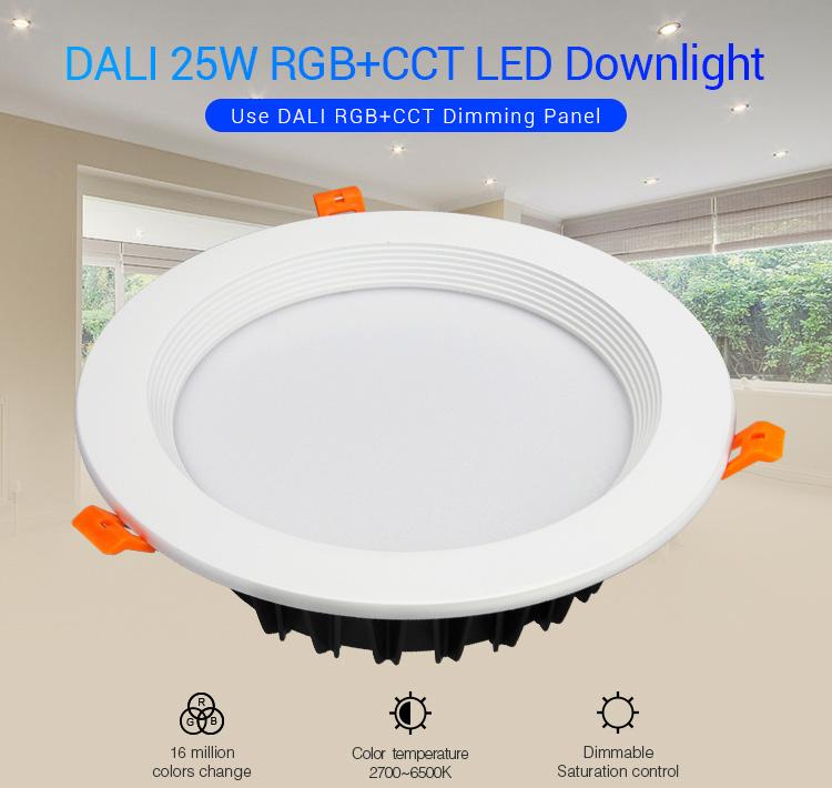 DALI 25W RGB+CCT LED Downlight