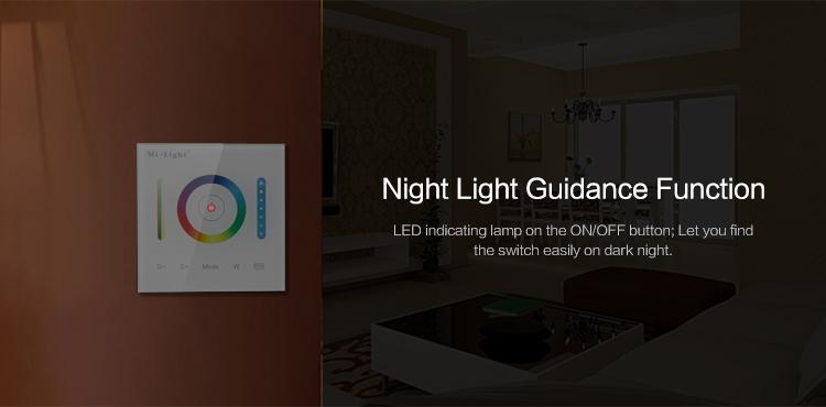 MILIGHT Fernbedienung, Smart Panel Controller (RGB/RGBW/RGB+CCT) - P3, futlight, pilot wifi