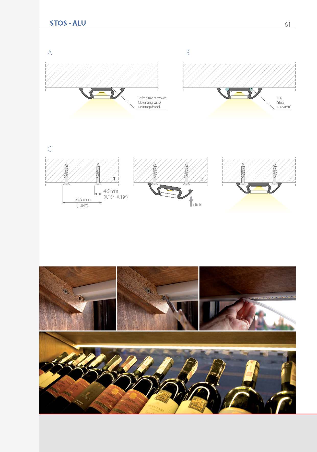 STOS, profile | stair-lighting.com, B4369 profile, STOS klus profile,STOS channel, 