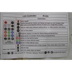 LED KONTROLER RGB SLCB-4 A 0 STEROWNIK + PILOT