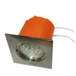 OPRAWA  Schodowa LED do umieszczenia w puszce fi60 - INOX