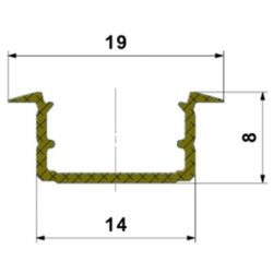 aluminium profile, hinikowe profile, M11, P11, led profile